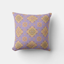 Almohada decorativa de rejilla floral