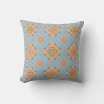 Almohada decorativa de rejilla floral