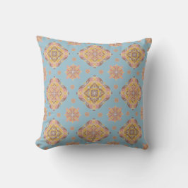 Almohada decorativa de rejilla floral
