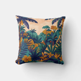 Almohada decorativa de selva tropical