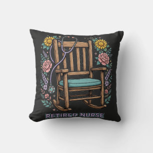 Almohada decorativa de silla mecedora para enferme