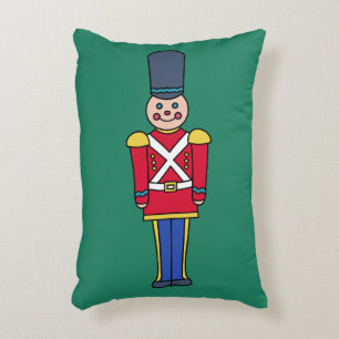 Almohada decorativa de soldado de juguete navideño