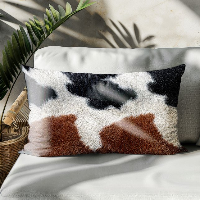 Almohada decorativa de textura de cuero de vaca ma (Subido por el creador)