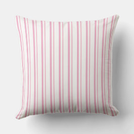 almohada decorativa de tiras de rosa suave