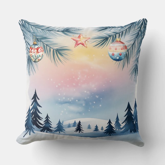 almohada decorativa de vacaciones (Anverso)