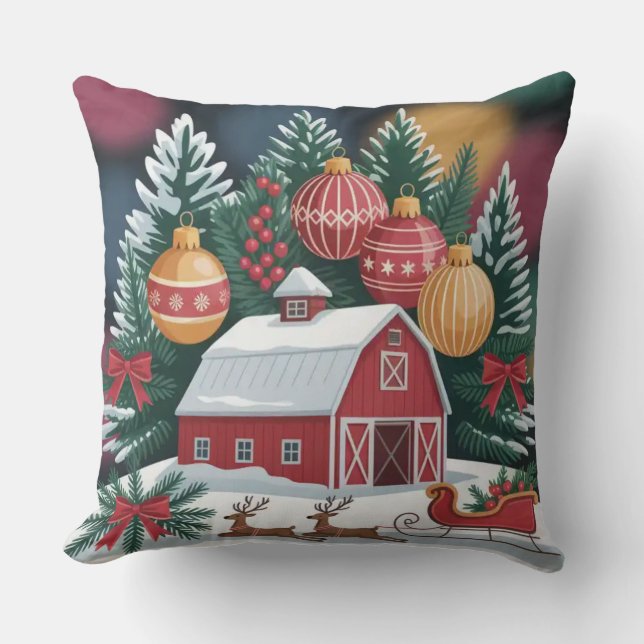 almohada decorativa de vacaciones (Anverso)