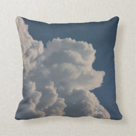 Almohada decorativa del caniche de la nube