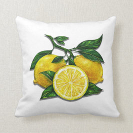 Almohada decorativa del limón