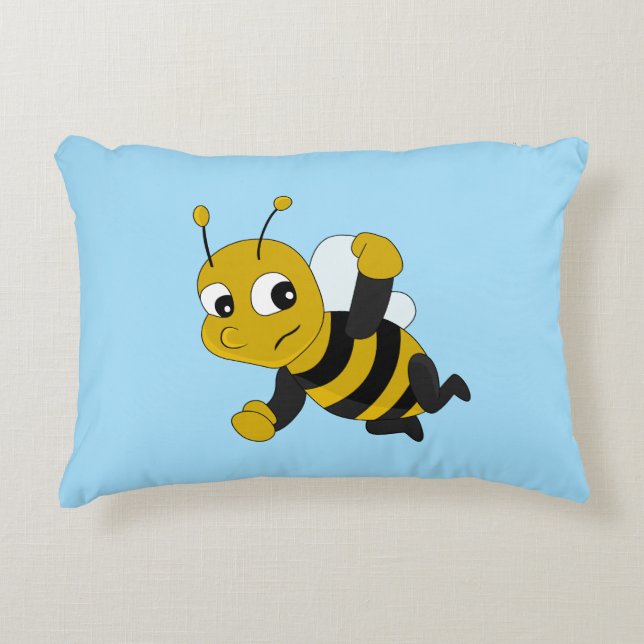almohada decorativa del personalizado de abejas (Anverso)