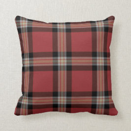almohada decorativa del sofá del acento del tartán