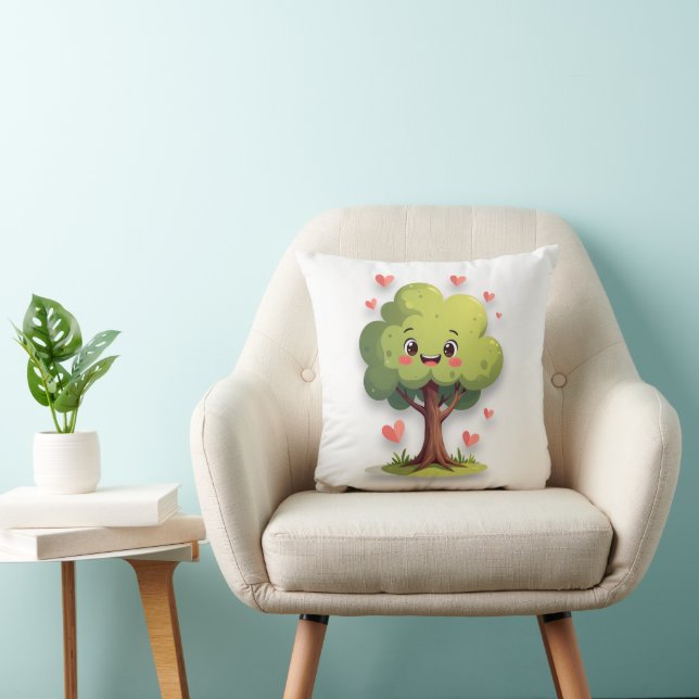 Almohada Decorativa Día de San Valentín Árbol Cora (Silla)
