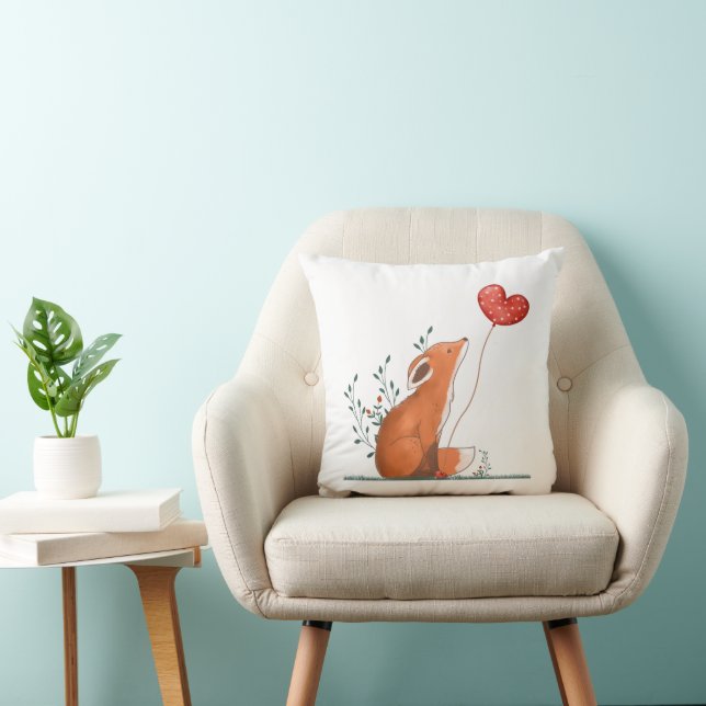 Almohada decorativa Día de San Valentín Corazones  (Silla)