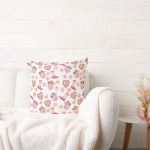 Almohada decorativa Disco Cowgirl Valentine