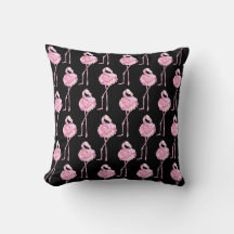 Almohada Decorativa Diseño 3 de la Serie Flamingo