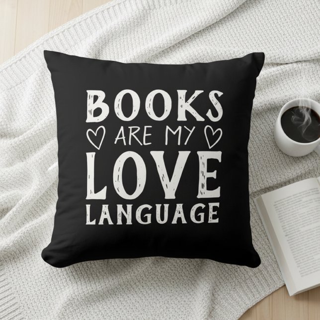 Almohada Decorativa Divertida para Amante de Libro (Subido por el creador)