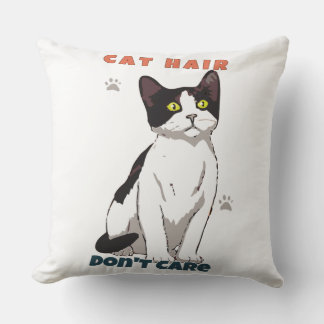 Almohada Decorativa Divertida Para Amantes De Gato