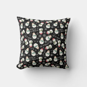 Almohada Decorativa Divertida y Bonita de Nieve de