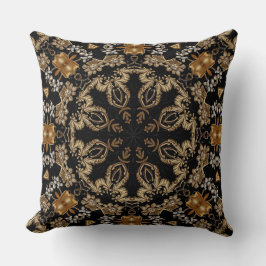 Almohada decorativa dorada