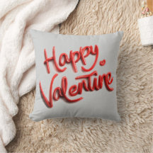Almohada decorativa dulce y romántica para San Val