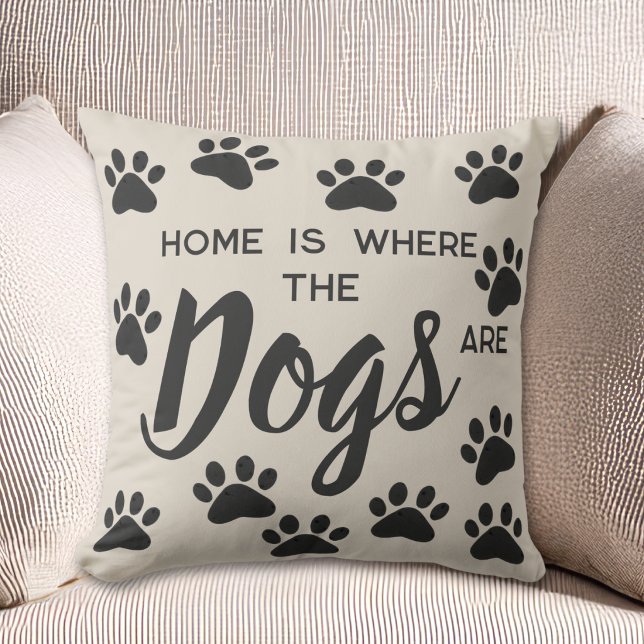 Almohada Decorativa 'El Hogar Es Donde Están Los P (Subido por el creador)