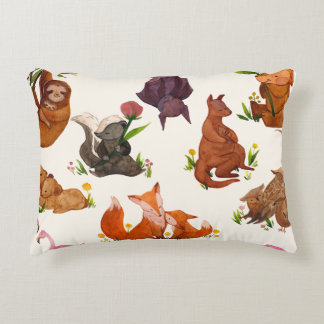 Almohada decorativa elegante de poliéster cepillad