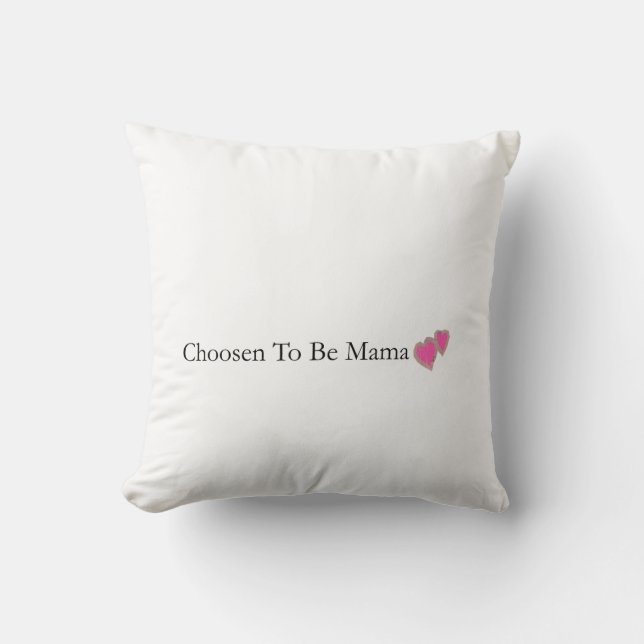 Almohada Decorativa Elegida Para Ser Mamá Cristian (Anverso)