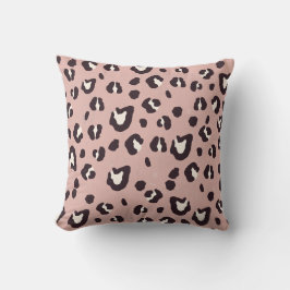 Almohada decorativa estampado animal rosa