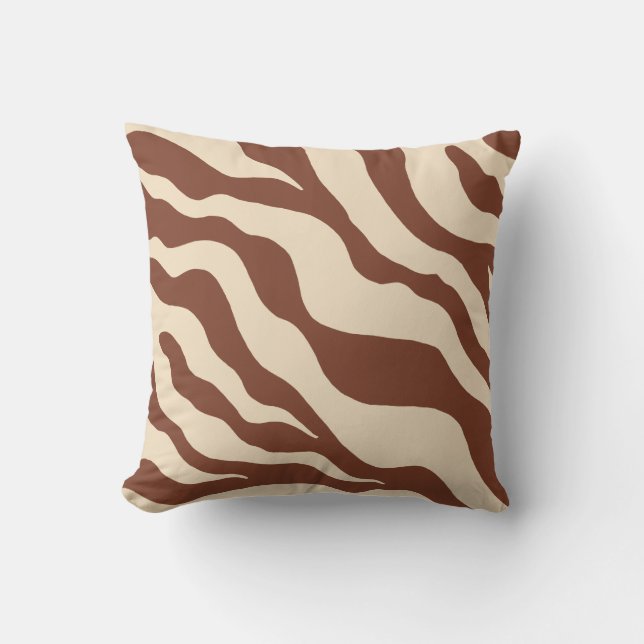 Almohada Decorativa Estampado de Cebra (Anverso)