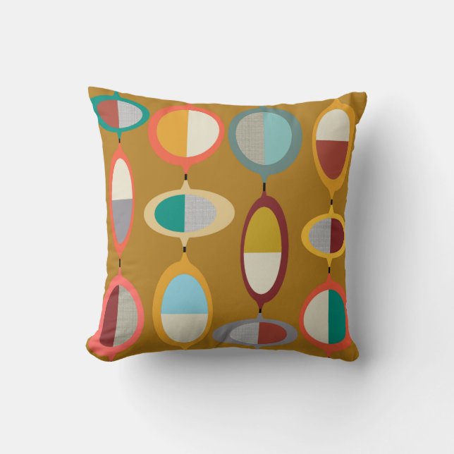 Almohada decorativa estilo moderno de mediados de  (Anverso)