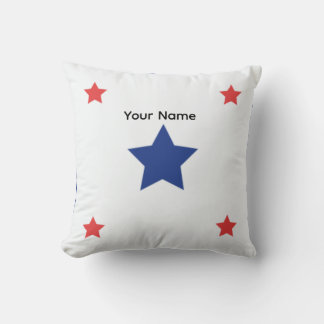 Almohada Decorativa Estrella y Círculo Geométrico 