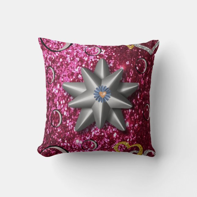 almohada decorativa estrellas (Anverso)