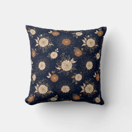 Almohada decorativa fantasía de dalia canela