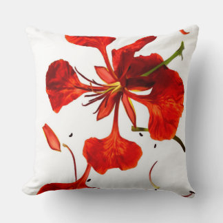 Almohada Decorativa Flor de Poinciana Real