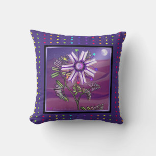 Almohada decorativa Flor en el desierto