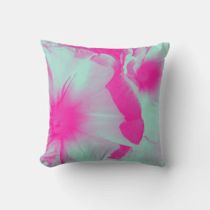 Almohada decorativa floral abstracta