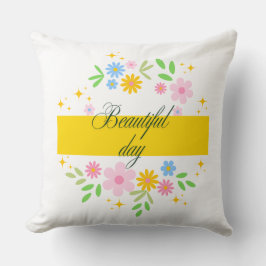 Almohada Decorativa Floral Beautiful Day - Flore
