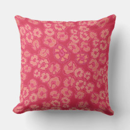 Almohada decorativa floral botánica de naranja vib