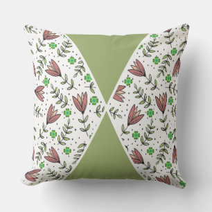 Almohada Decorativa Floral Botánica Fresca de Prim
