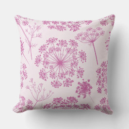 Almohada decorativa floral de encaje de la Reina A
