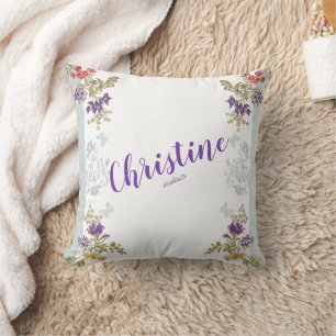 Almohada decorativa floral dulce