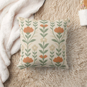 Almohada decorativa floral escandinava moderna