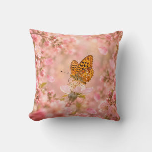 Almohada decorativa floral Jardín de Mariposas Ros
