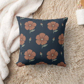 Almohada Decorativa Floral Retro Moderna