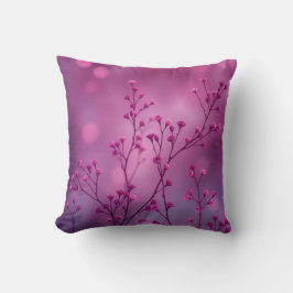 Almohada Decorativa Floral Rosa Soñador con Efecto