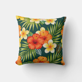 Almohada Decorativa Floral Tropical Audaz