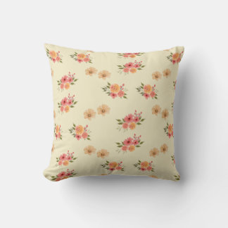 Almohada decorativa floral vintage 