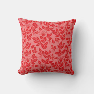 Almohada Decorativa - Floral Vintage Rojo