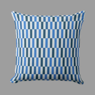 Almohada Decorativa Flujo de Línea Azul