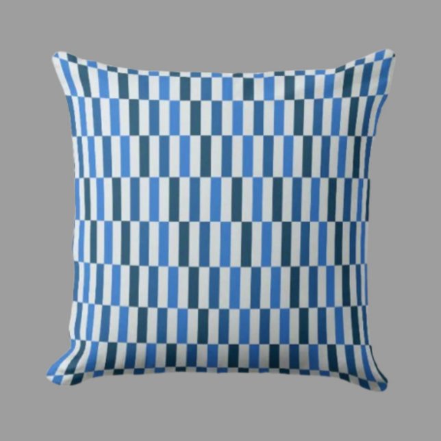 Almohada Decorativa Flujo de Línea Azul (Subido por el creador)