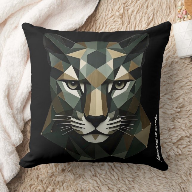 Almohada decorativa "Forma Triangular Audaz" (Manta)
